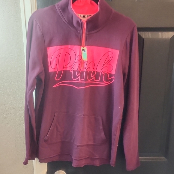 Victoria's Secret Sweaters - Victoria's Secret Pink and Purple Sweatshirt